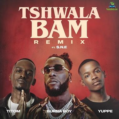 AUDIO | TitoM – Tshwala Bam (Remix) ft Burna Boy, Yuppe, S.N.E | Download