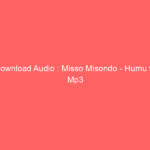 Download Audio : Misso Misondo – Humu tu Mp3 (Singeli Beat)