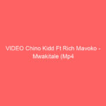 VIDEO Chino Kidd Ft Rich Mavoko – Mwakitale (Mp4 Download)